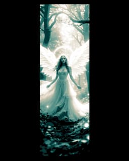 Finding Angels in the Forest - Set of Bookmarks 3d model