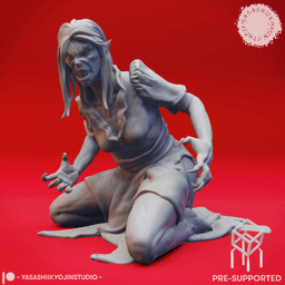 Nest of Vampire Spawn - Tabletop Miniatures (Pre-supported) 3d model