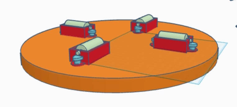 DIY Turntable System 3d model