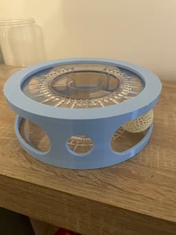 Recycled Spool / Toy with ball for Cats and Dogs 2 3d model