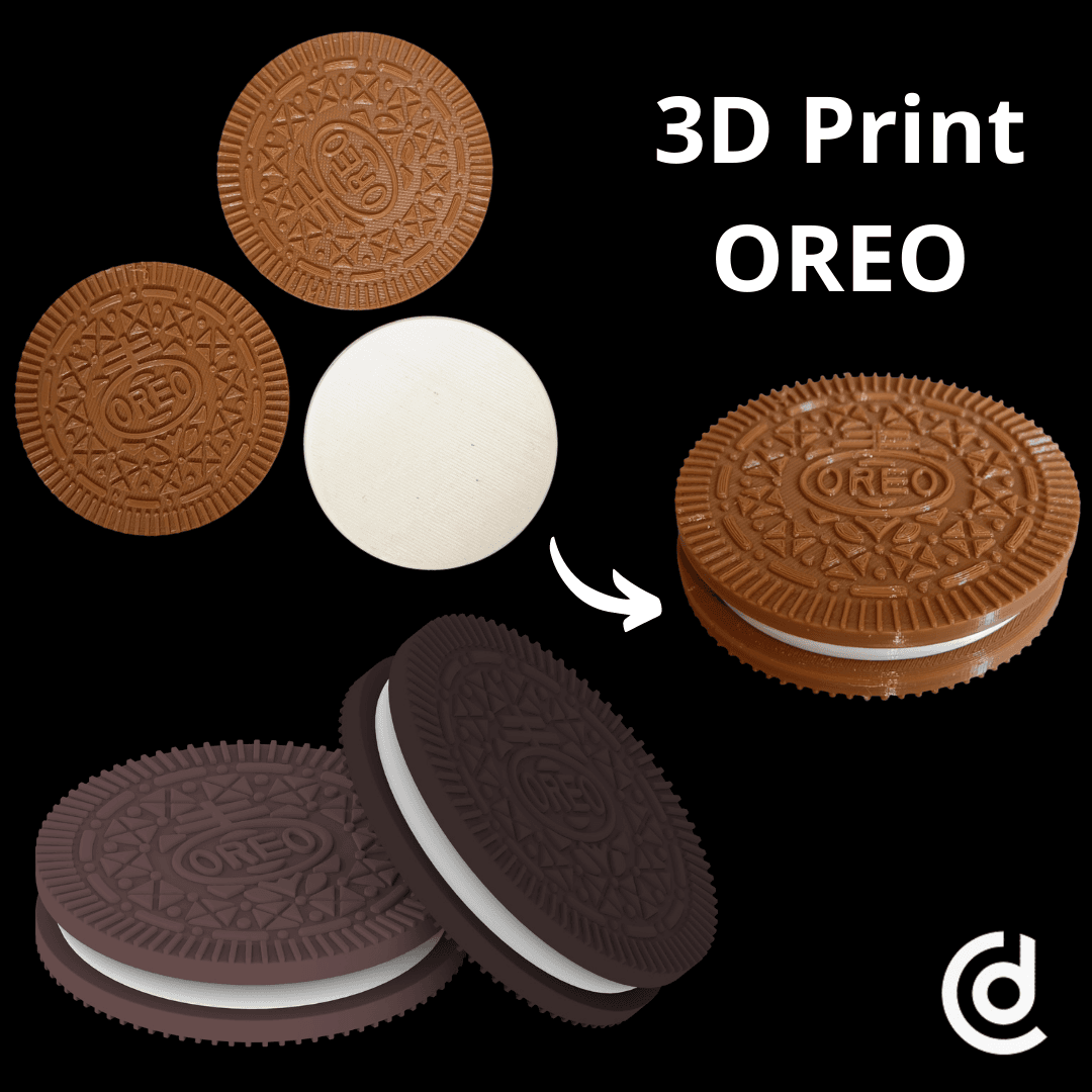 Oreo Biscuit 3d model