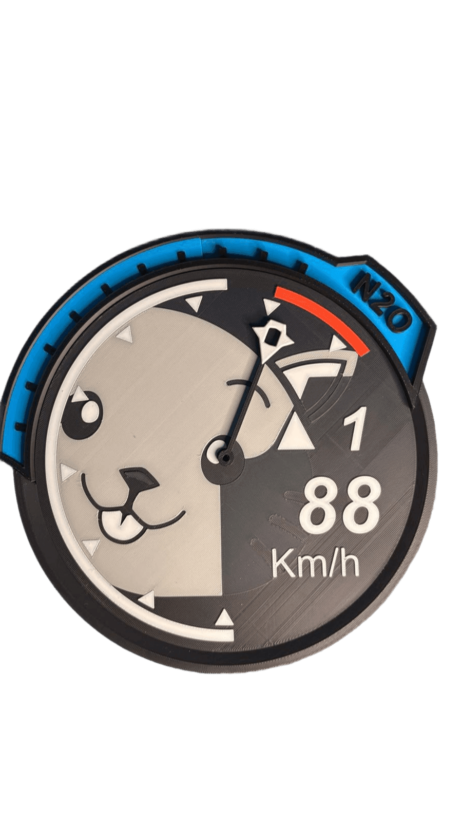 Need For Speed U2 Tabby Tachometer Wall CLock 3d model