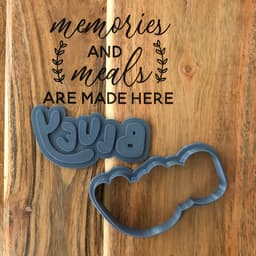 Bluey Bundle Cookie Cutters and Stamps 3d model