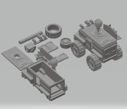 FHW: Snak the Ripper Ice Cream truck v3 3d model