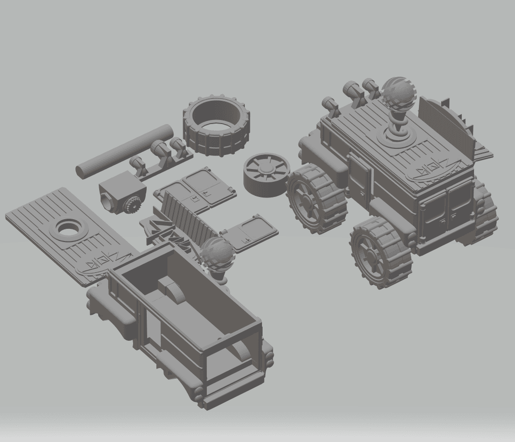 FHW: Snak the Ripper Ice Cream truck v3 3d model