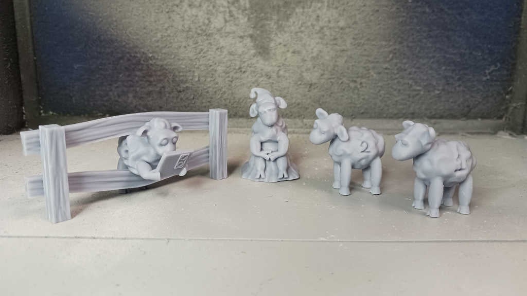 Counting Sheep Gone Wrong 3d model