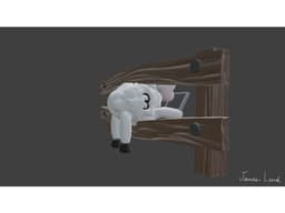 Counting Sheep Gone Wrong 3d model