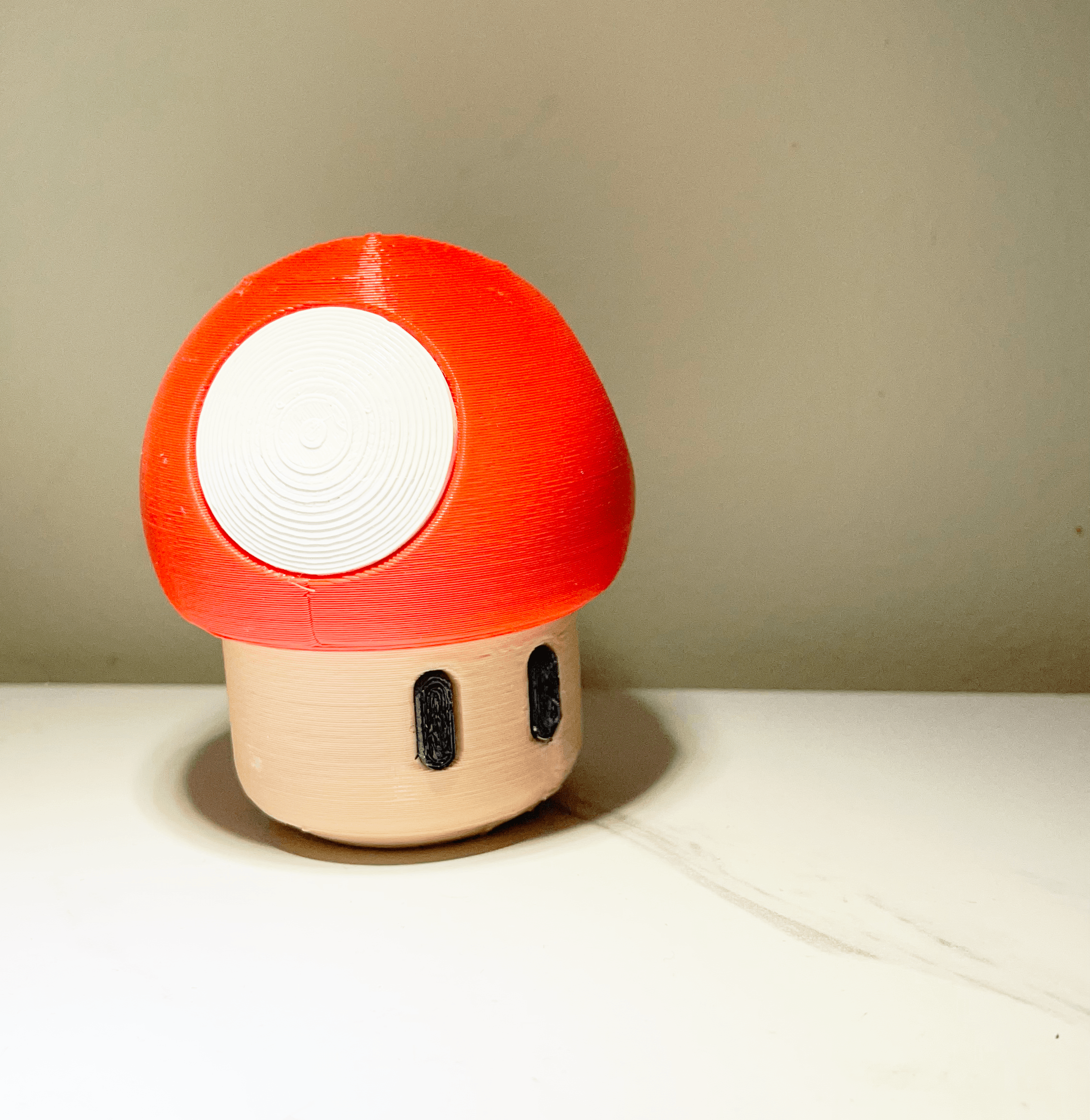 Twist Open Mushroom Container 3d model