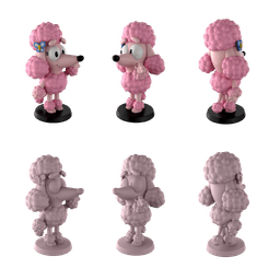 Bluey STL Files - Bluey Bingo Bandit Chilli - Kids Show 3D Print Models 3d model