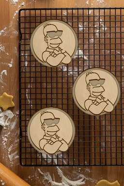 Simpson Cookie Cutter, Biscuit Cutter 3d model