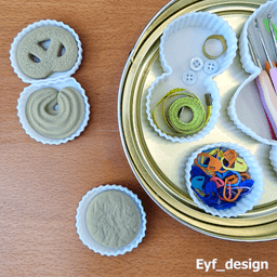 Danish Cookie Sewing Kit 3d model