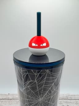 Voltorb Straw Topper 3d model