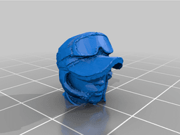 Rebel Hoth Trooper Head (Lego compatible) 3d model