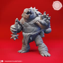 Tortle Gang- Tabletop Miniatures (Pre-Supported) 3d model
