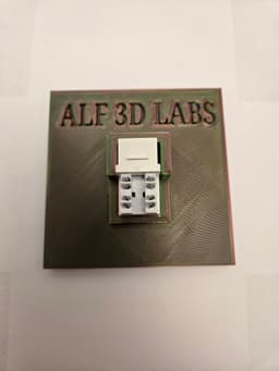 Ethernet Punch Plate and Keystone Holder 3d model