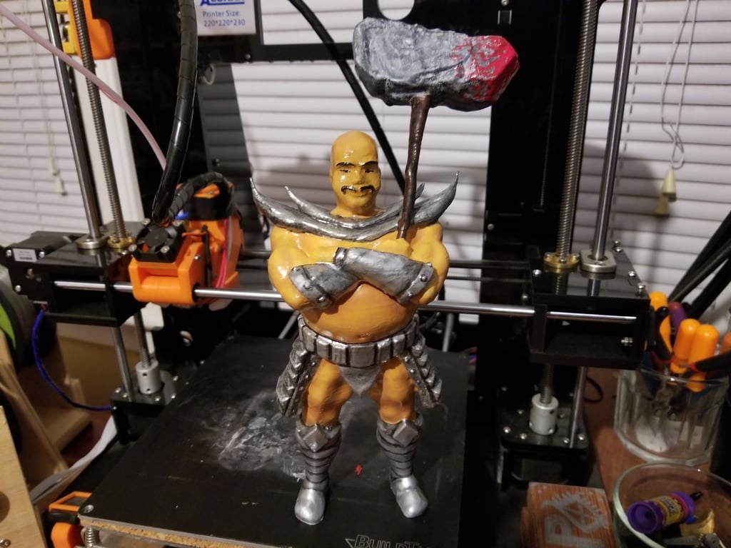 Bald guy from Golden axe. 3d model