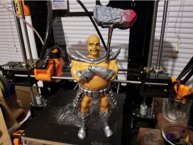 Bald guy from Golden axe. 3d model
