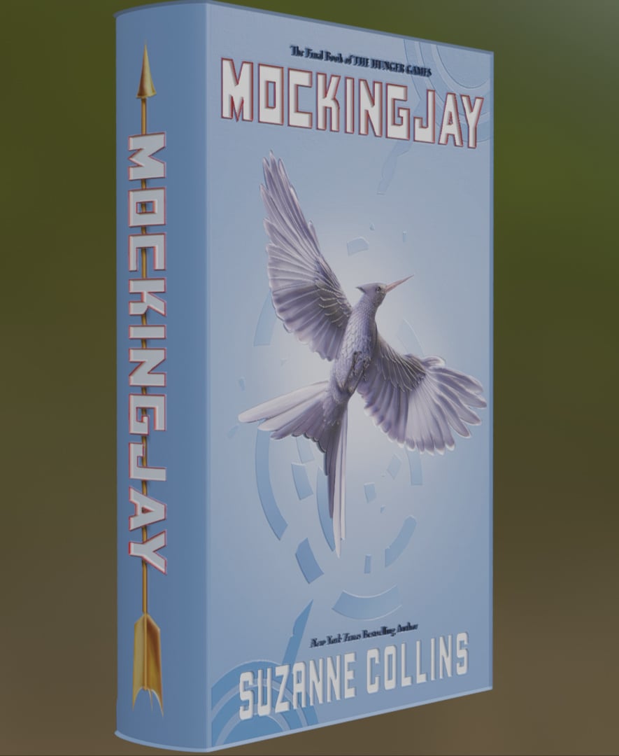 Mockingjay - Book Litho 3d model