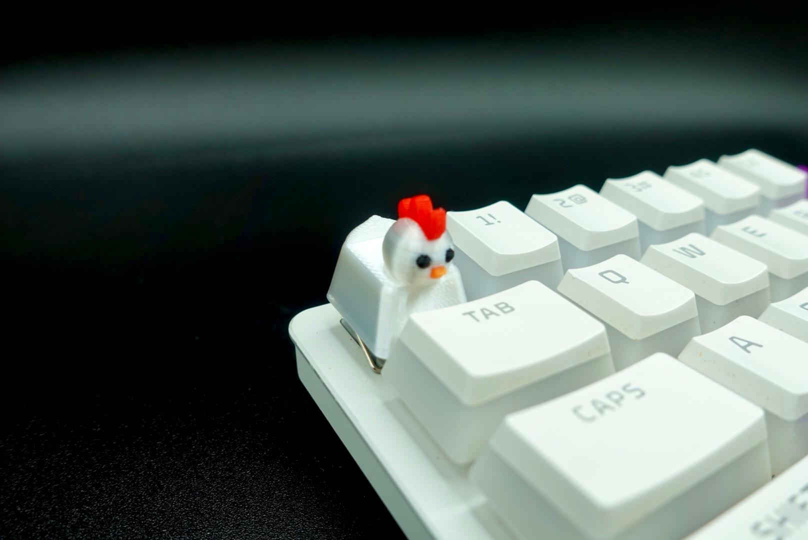 Chicken Keycap (Mechanical Keyboard) 3d model