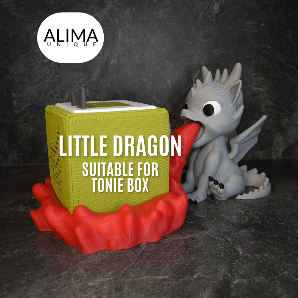Little Dragon - suitable for Toniebox 3d model