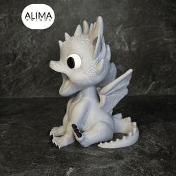 Little Dragon - suitable for Toniebox 3d model