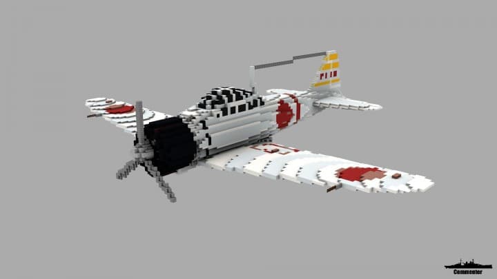 Japanese A6M 3d model