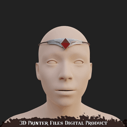 Fantasy Cosplay Circlet of Psionic Revenge Baldurs Gate 3 3d model
