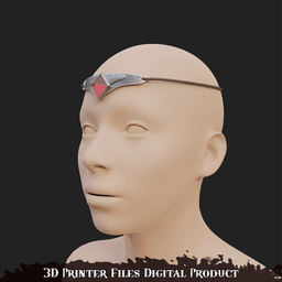 Fantasy Cosplay Circlet of Psionic Revenge Baldurs Gate 3 3d model
