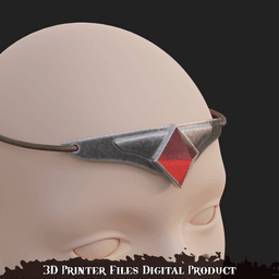 Fantasy Cosplay Circlet of Psionic Revenge Baldurs Gate 3 3d model