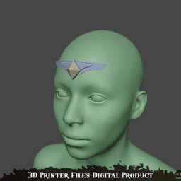 Fantasy Cosplay Circlet of Psionic Revenge Baldurs Gate 3 3d model