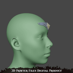 Fantasy Cosplay Circlet of Psionic Revenge Baldurs Gate 3 3d model