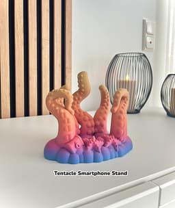Universal Smartphone Stand - Inspired by Seamonster and Kraken 3d model