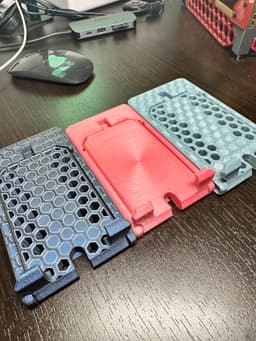 Print in Place - Pocket - Folding Phone Stand! Portable Phone Stand! 3d model