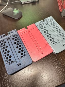 Print in Place - Pocket - Folding Phone Stand! Portable Phone Stand! 3d model