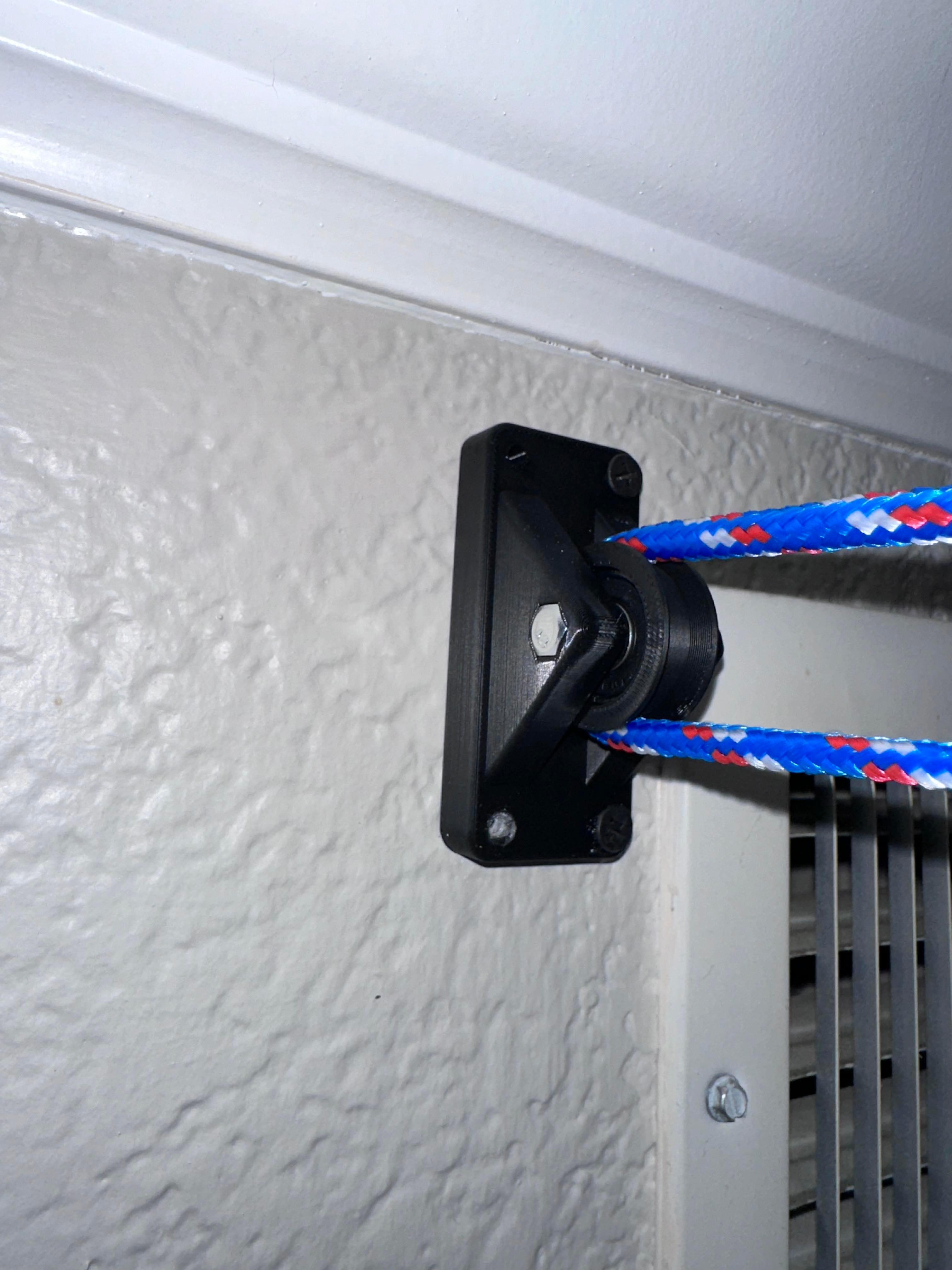 Simple Wall Mounted Pulley. 3d model