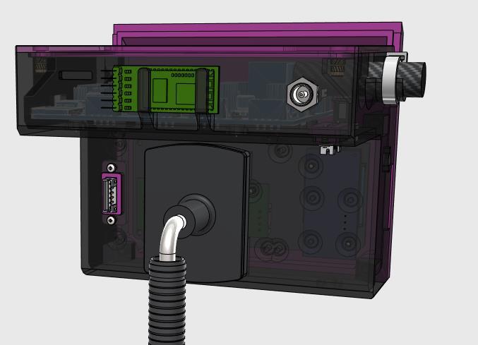 Electronics Case (SKR+Relay+Buck) for E3 V3.0 controller 3d model