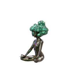 Earth Sprite Book Shelf Decor 3d model