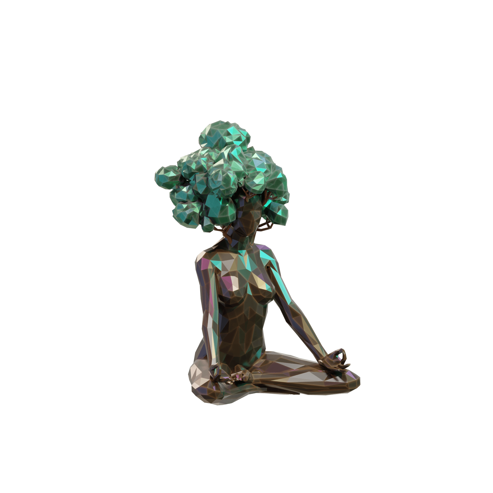 Earth Sprite Book Shelf Decor 3d model