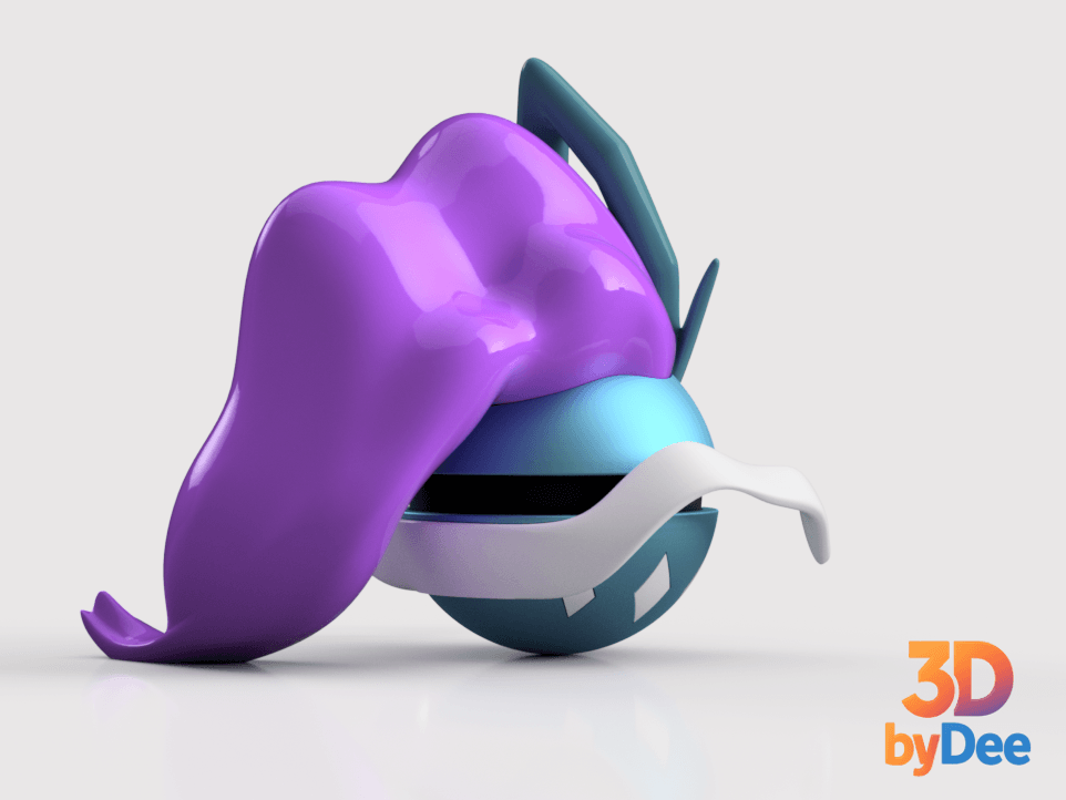 Suicine Poke Ball 3d model