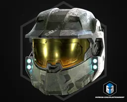 Master Chief Deimos Helmet - 3D Print Files 3d model