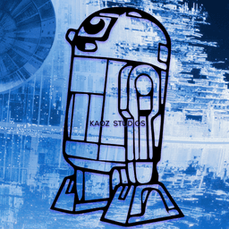 star wars wall art r2d2 wall decor starwars decoration droid robot fanart 3d model