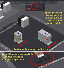 Blackout Roller Blind Side Guide 3d model