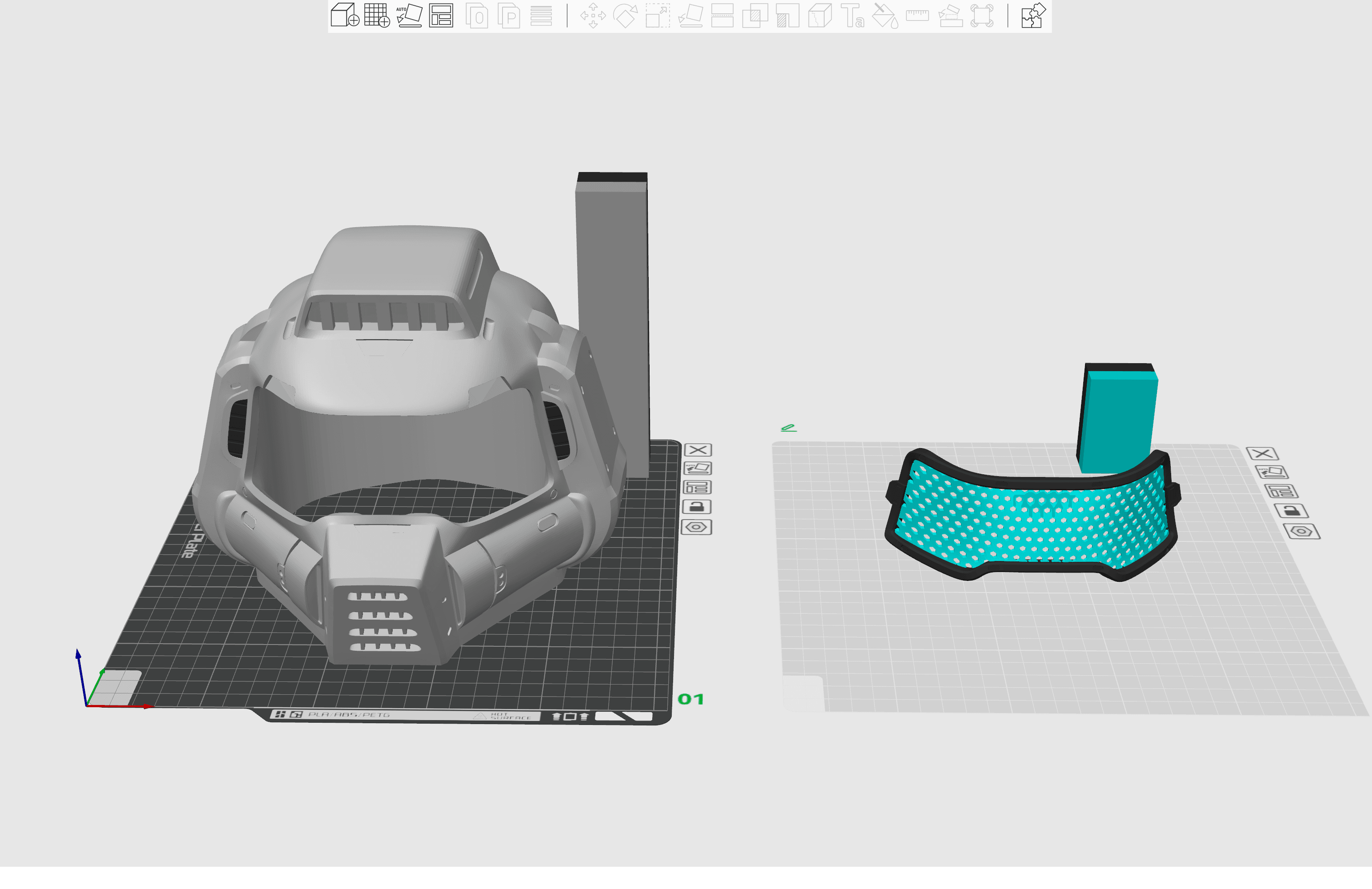 Classic Doom Guy Helmet 3d model