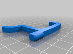 Pegboard Hook (Larger) 3d model