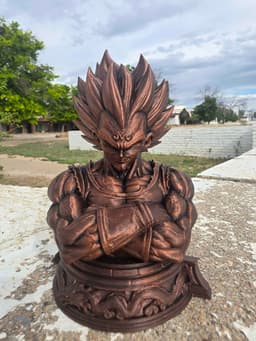 Majin Vegeta Bust 3d model