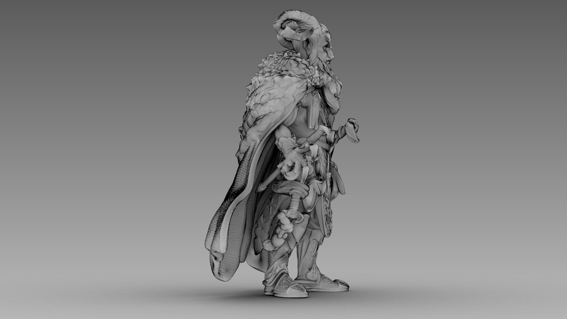 The Ram Sage 3d model