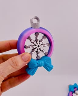 Snowflake Ornament Set 3d model