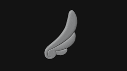 Tribbie wing cosplay prop - honkai starrail 3d model
