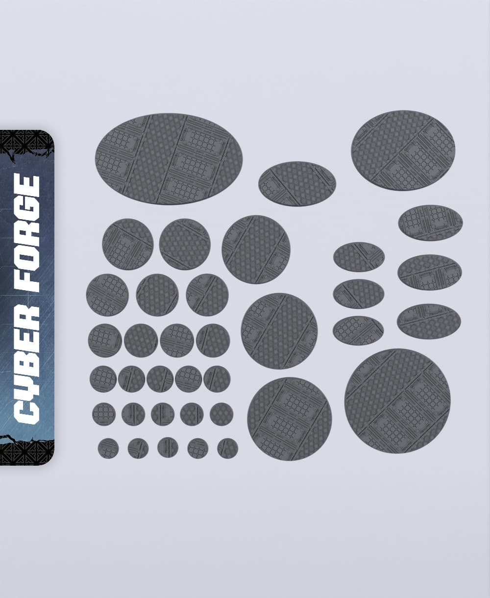 Outlands Bases - With Free Cyberpunk - Sci-Fi Gift Ideas for RPG and Wargamers 3d model