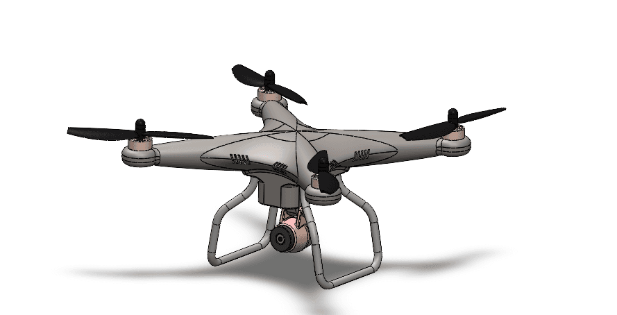 Quadcopter Drone 3d model